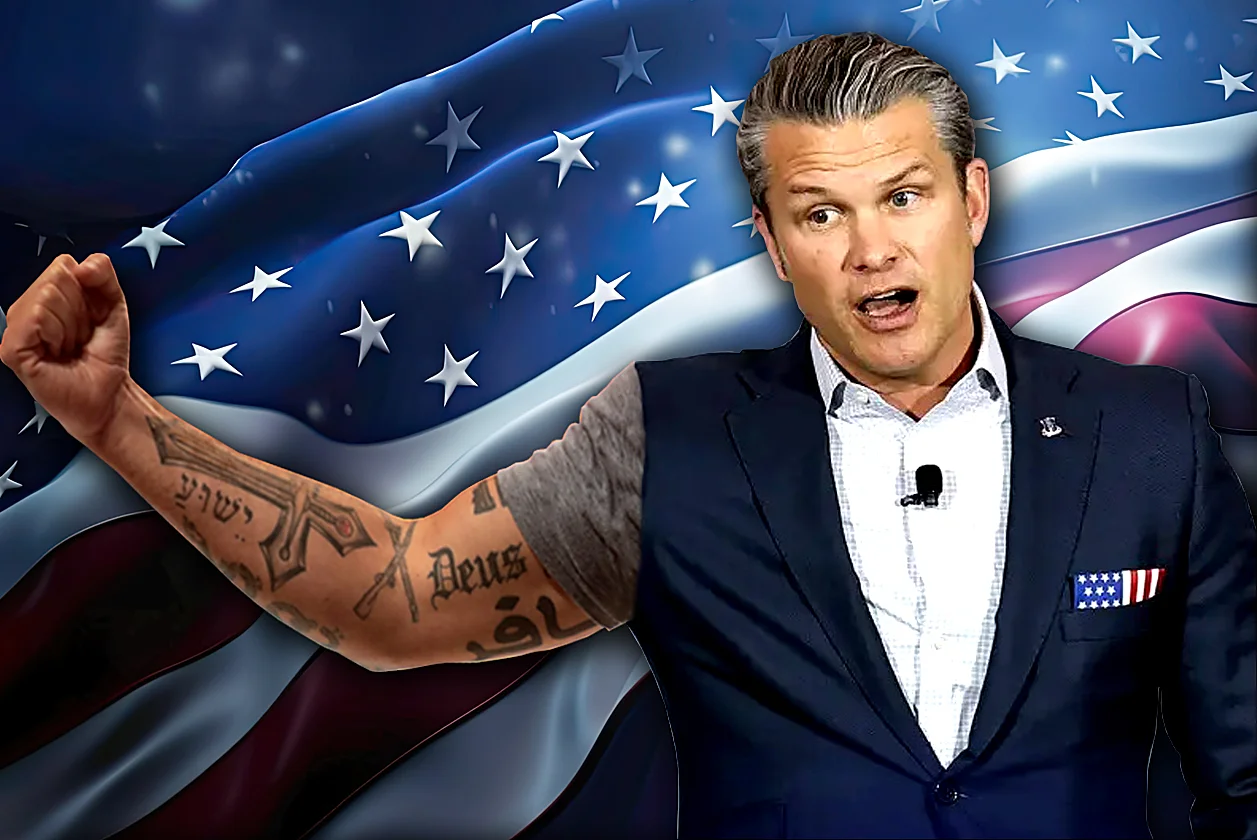 Los tatuajes ultra que el jefe militar de Trump esconde bajo el traje