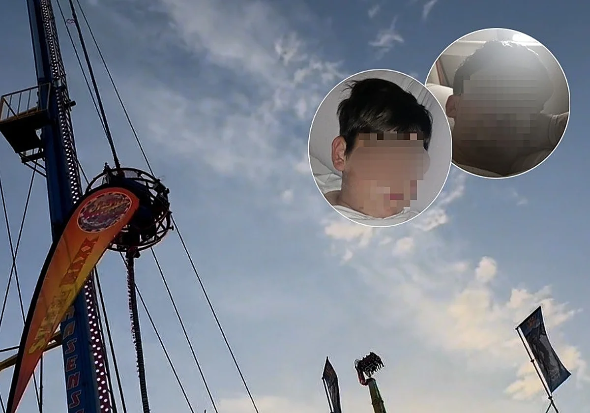 Accidente en la Feria de Sevilla: los dos niños heridos en la atracción del tirachinas son malagueños