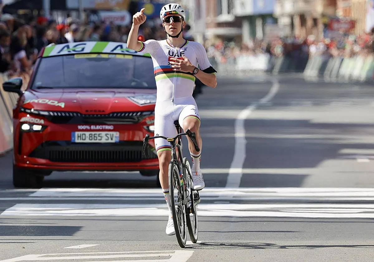 Pogacar pone en su sitio a Seixas en la Lieja-Bastoña-Lieja