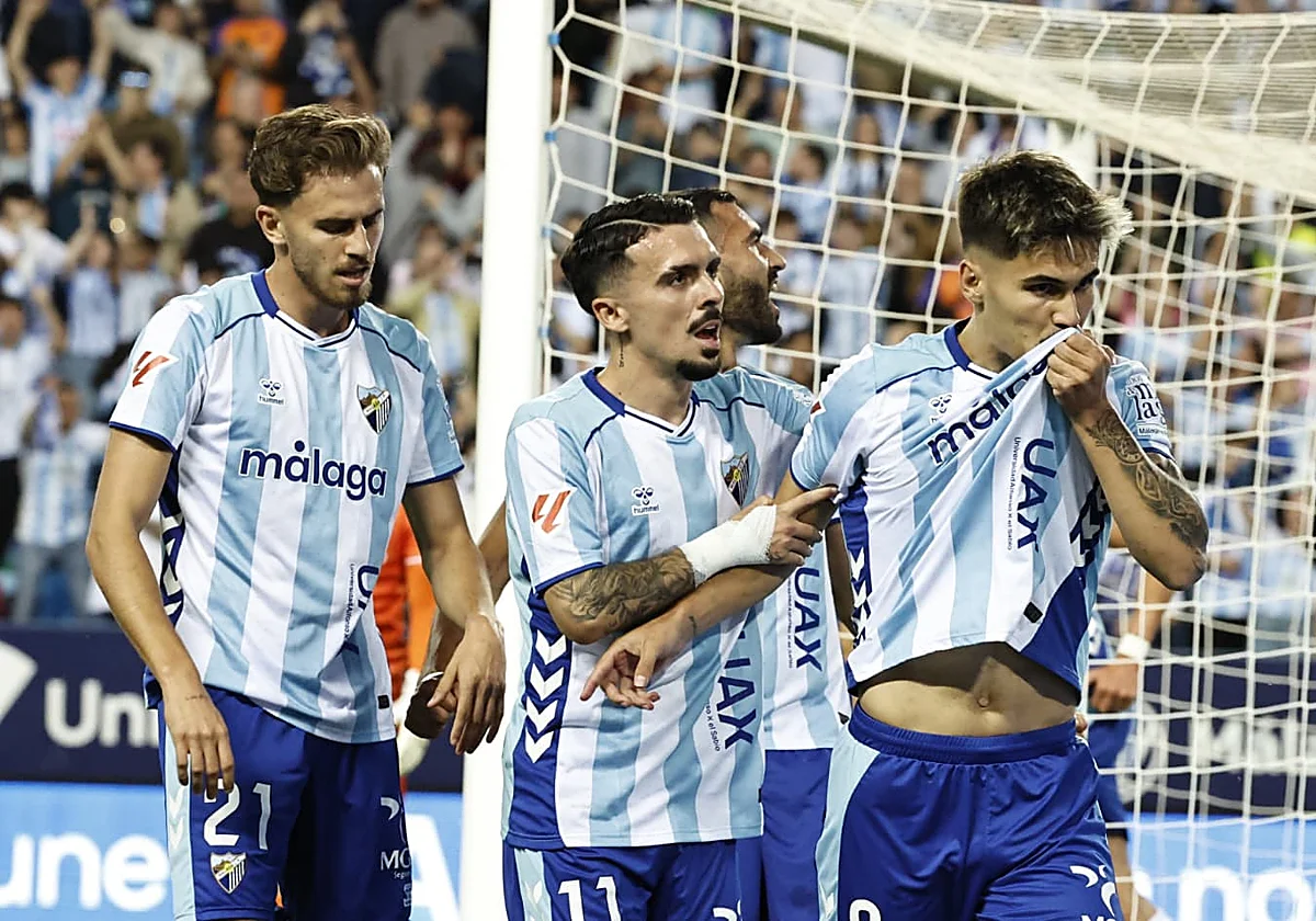 Chupete se convierte en el segundo malaguista con más dobletes de la historia