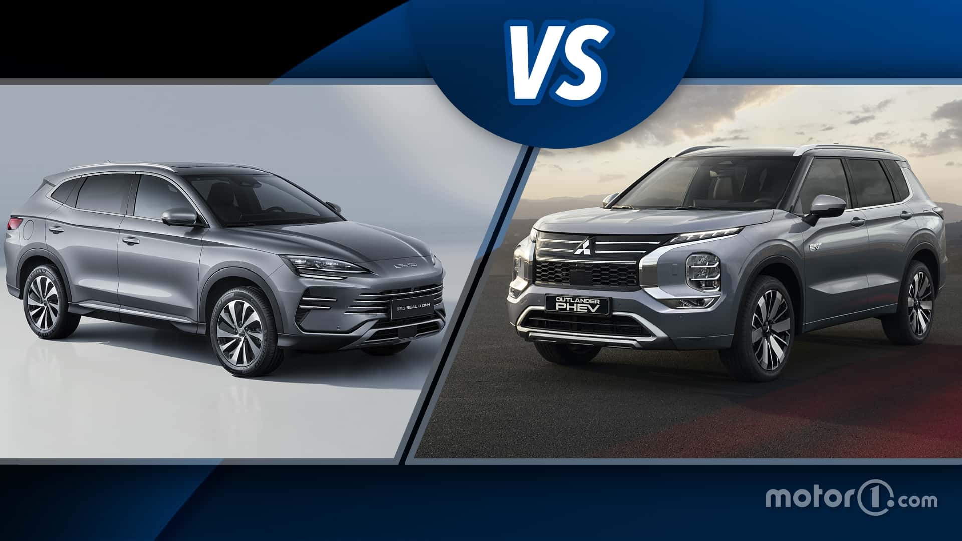 BYD Seal U vs: Mitsubishi Outlander, SUV electrificados con carácter
