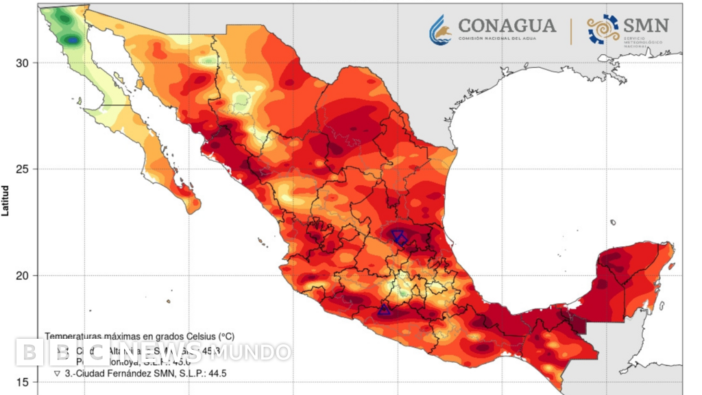 Qué es el domo de calor por el que México está teniendo altas temperaturas en casi todo el país