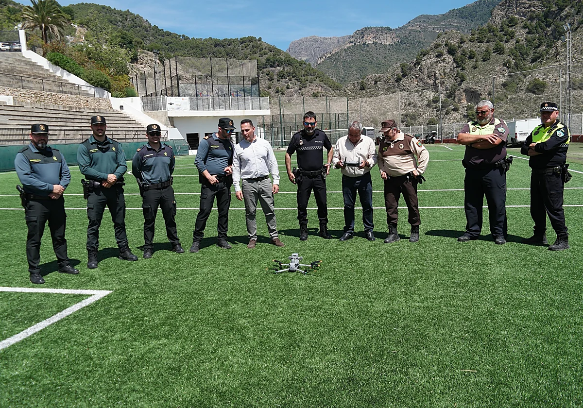 Frigiliana incorpora un dron para mejorar la vigilancia en zonas rurales y cultivos subtropicales