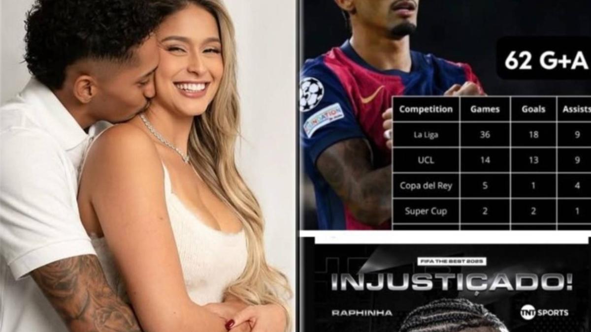 Los mensajes borrados por la mujer de Raphinha<br>