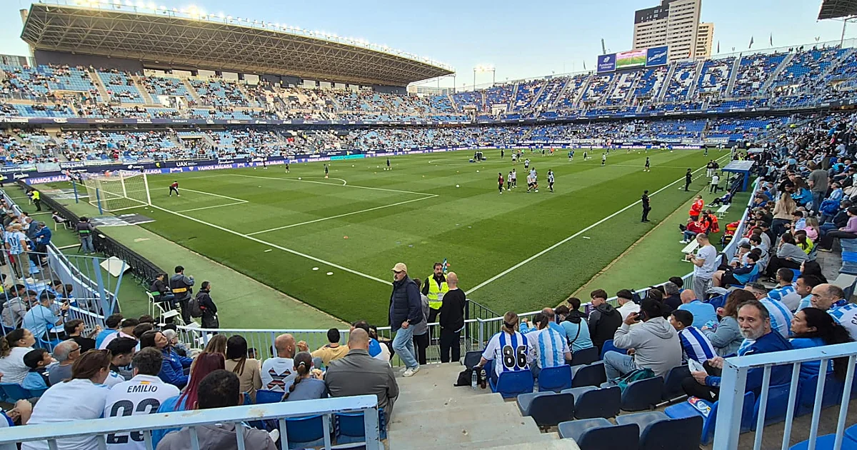 La Rosaleda, cerca del medio millón de aficionados