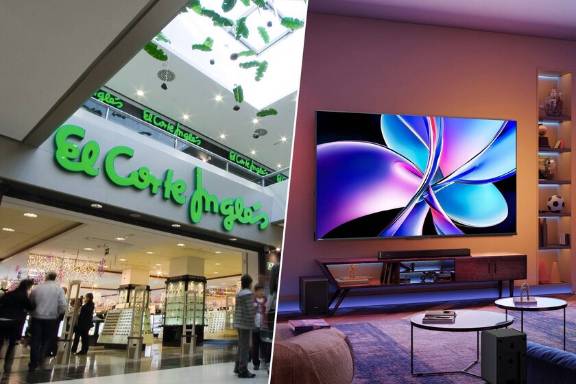 QLED, de 85 pulgadas, 144 Hz y Dolby Vision & Atmos: esta tele está a precio de outlet en El Corte Inglés