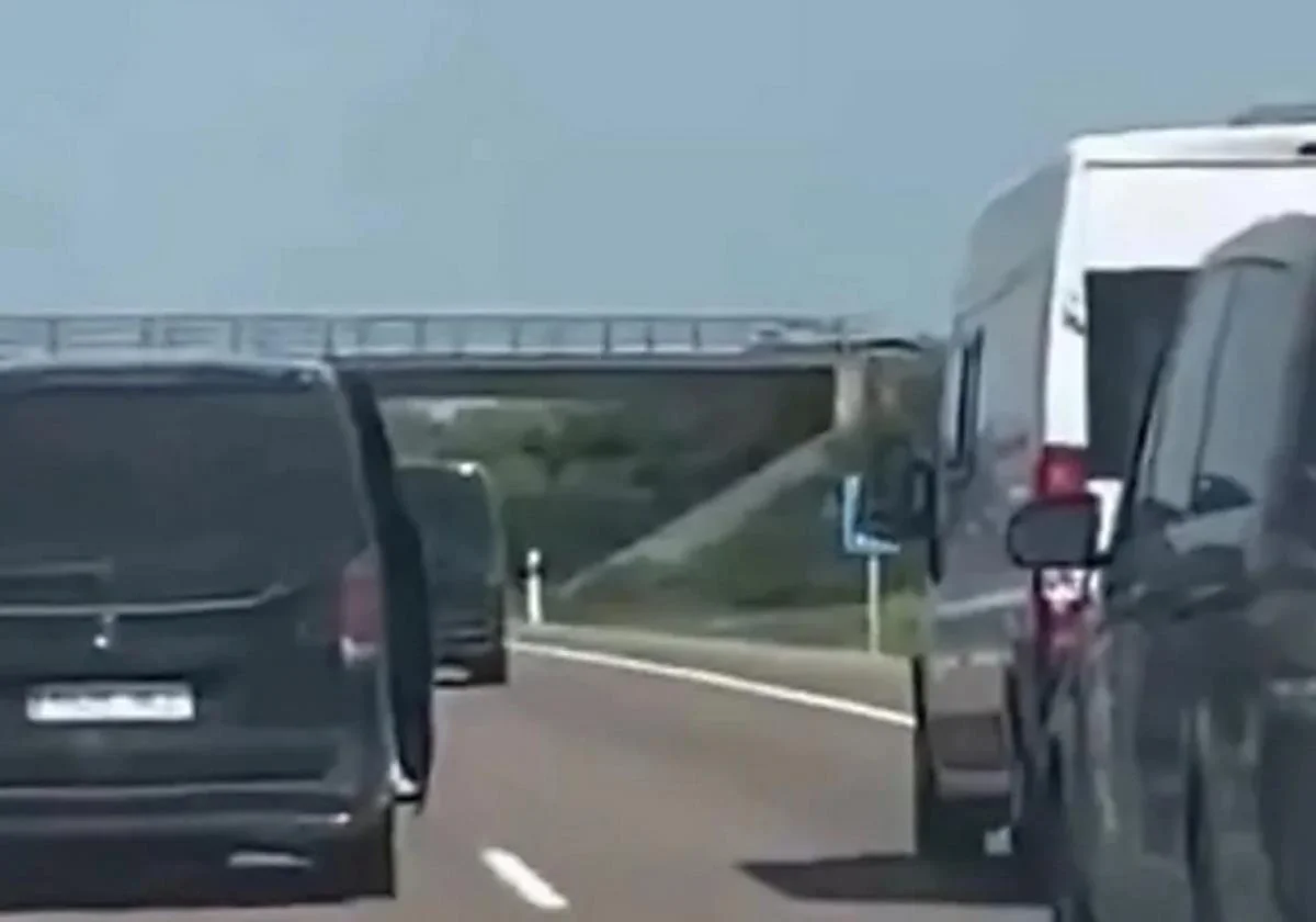 Investigados dos hombres de Guipúzcoa por el acoso en carretera a una furgoneta del Atlético