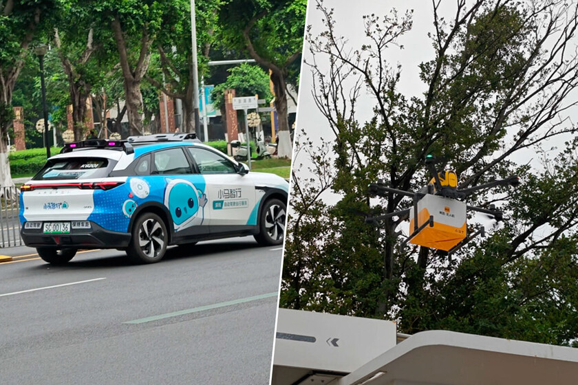 He viajado en taxi autónomo y un dron me ha traído el bubble tea: así es un jueves cualquiera en Shenzhen