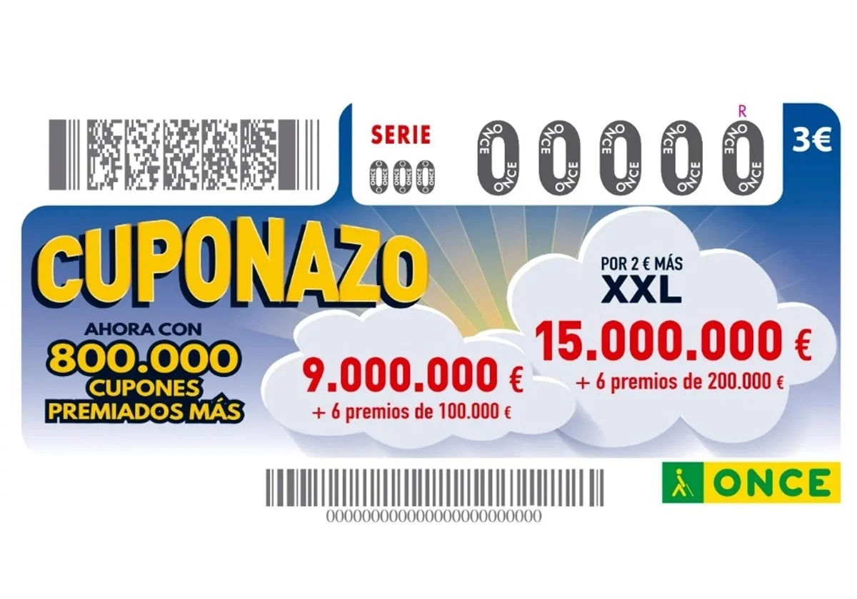 Resultado del sorteo del Cuponazo de la ONCE del viernes, 01 de mayo de 2026