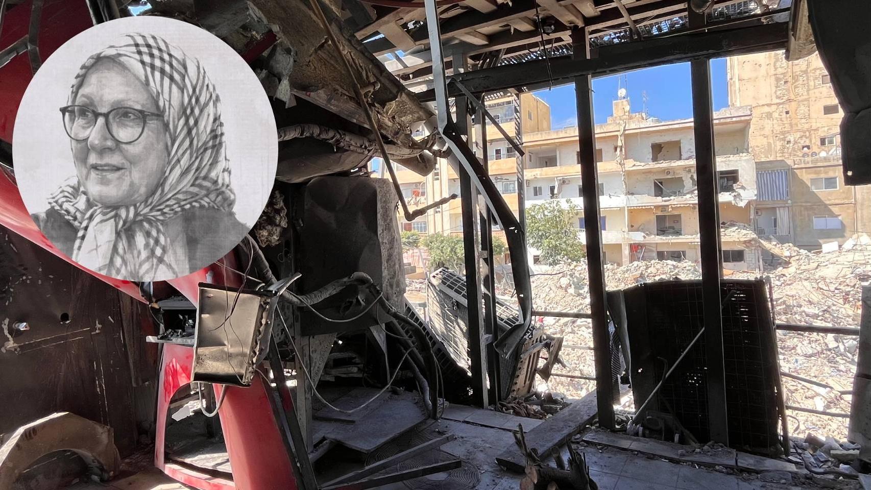 Líbano llora a Maha Abu Khalil: Israel destruyó cinco edificios para matar a la histórica militante palestina de 80 años