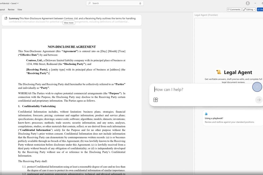 Microsoft acaba de convertir una startup de 11.000 millones de dólares en una función de Word. Es más que un Copilot legal