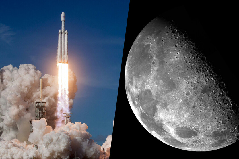 Un Falcon 9 lleva más de un año vagando por el espacio. Un astrónomo cree que se estrellará contra la Luna en verano