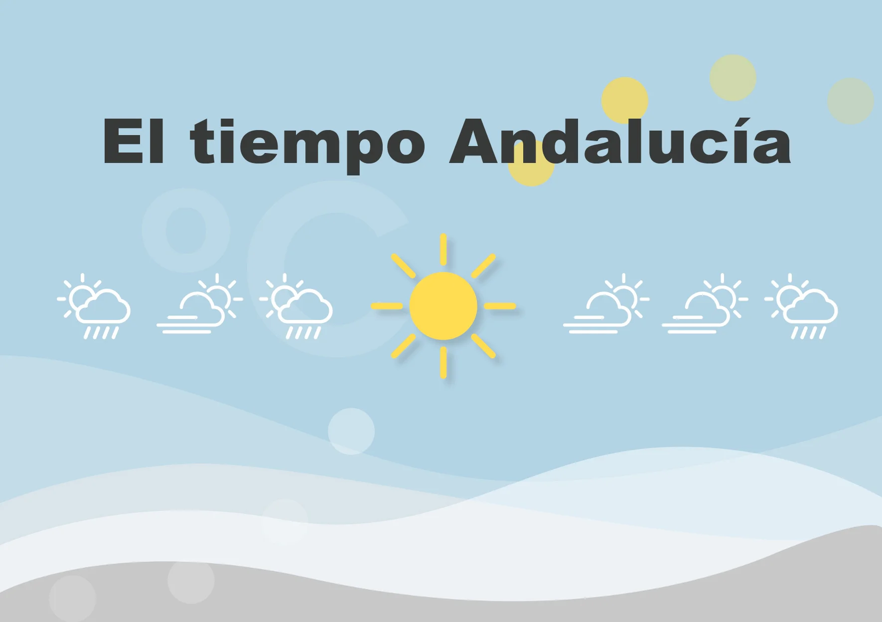 El tiempo en Andalucía: previsión para el domingo, 03 de mayo de 2026