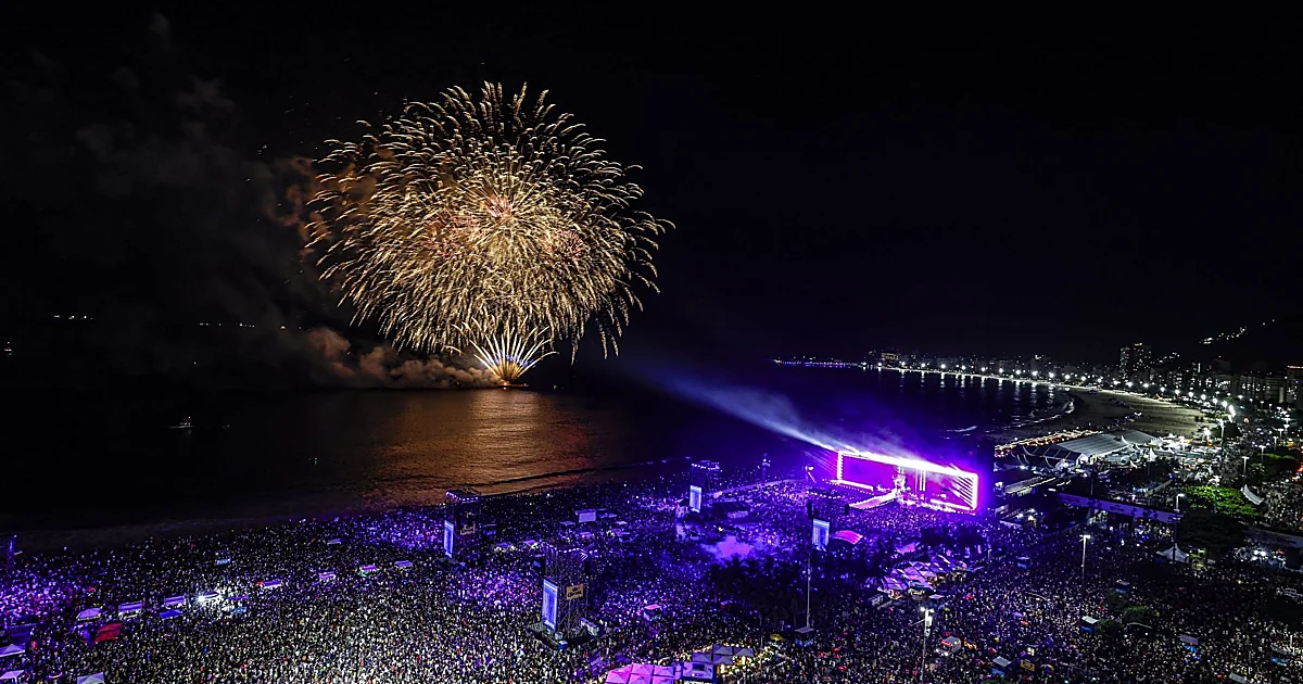 Shakira arrasa en Copacabana