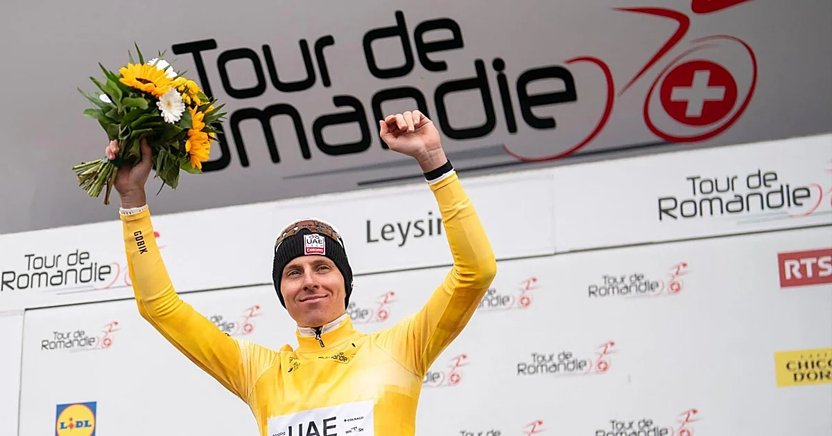 Pogacar cierra otra semana de ensueño con el triunfo en el Tour de Romandía