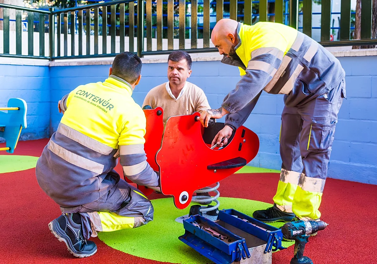 El Ayuntamiento de Marbella culmina la renovación integral del área de juego infantil de Río Huelo