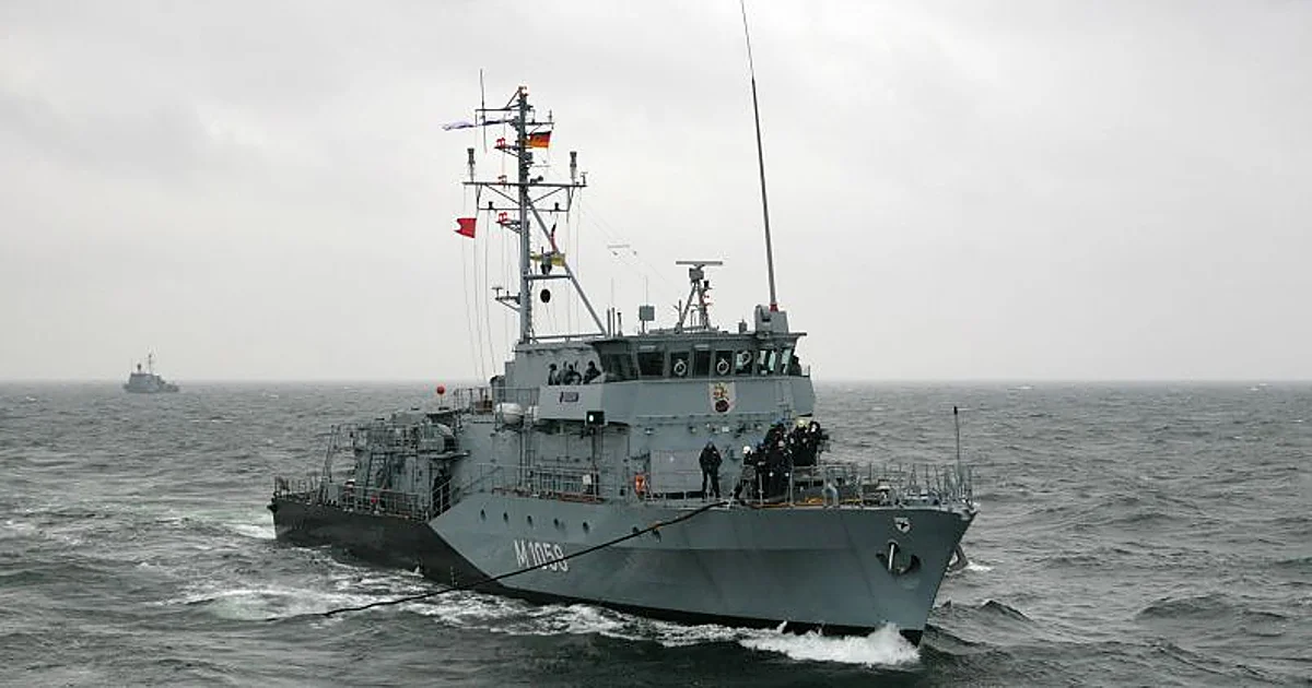 Alemania envía un cazaminas al Mediterráneo como gesto a Trump