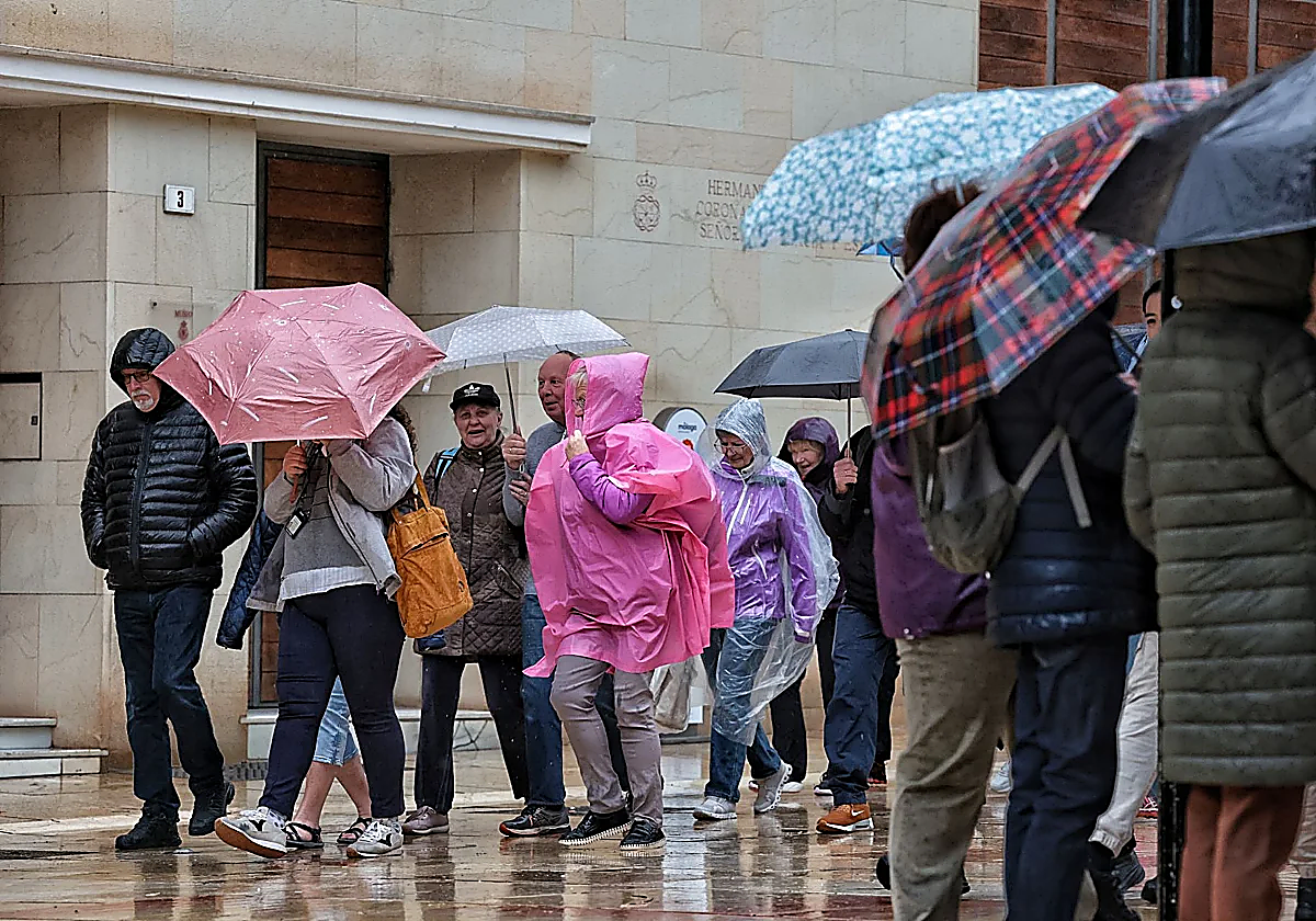 Malaga province weather: widespread rain this weekend