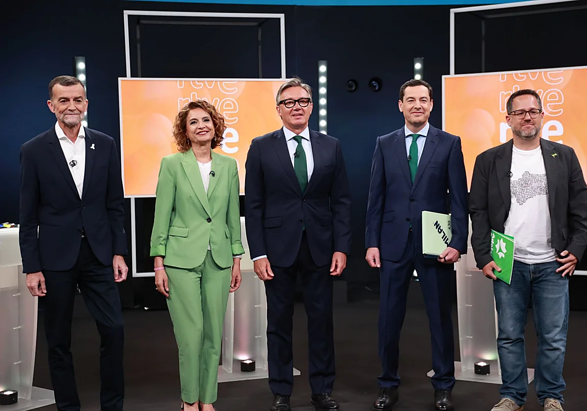 Juanma Moreno es el más conocido y José Ignacio García, el mejor valorado