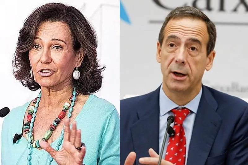 Santander y CaixaBank sacan la artillería para dominar la financiación al capital riesgo