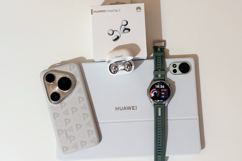 He probado cuatro dispositivos de Huawei a la vez para evaluar su ecosistema: hardware genial, le falta pegamento