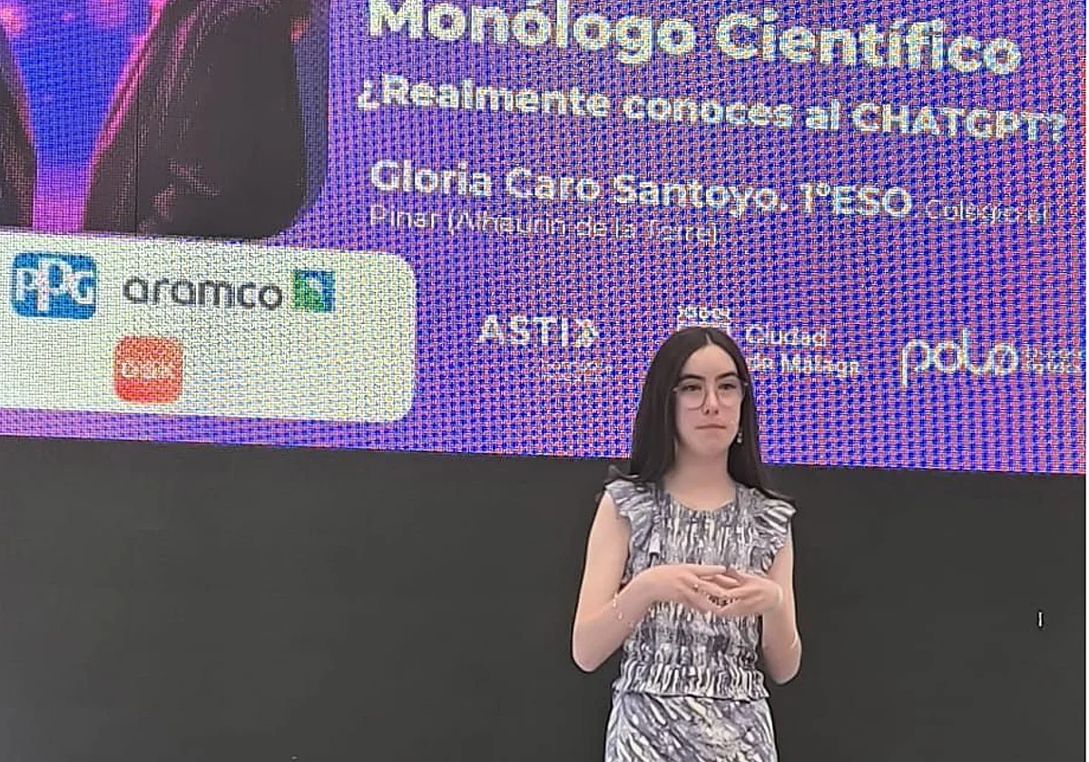 Una alumna de El Pinar de Alhaurín de la Torre, en la Olimpiada de Lógica de Stanford