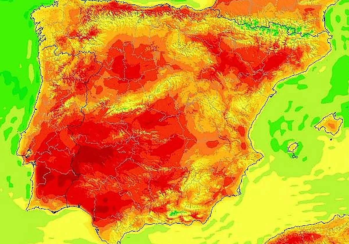 AEMET issues extreme heat warning for Spain: nearly 40°C expected in some areas