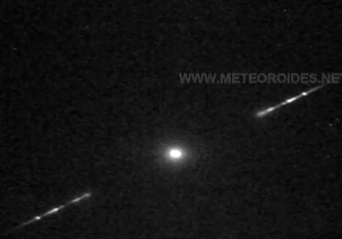 Una brillante bola de fuego surca el cielo de Andalucía