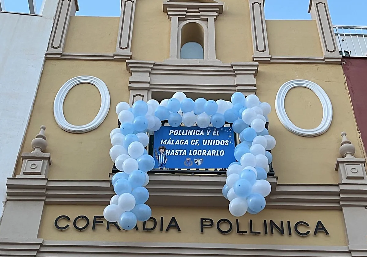 Las cofradías se vuelcan con el posible ascenso del Málaga