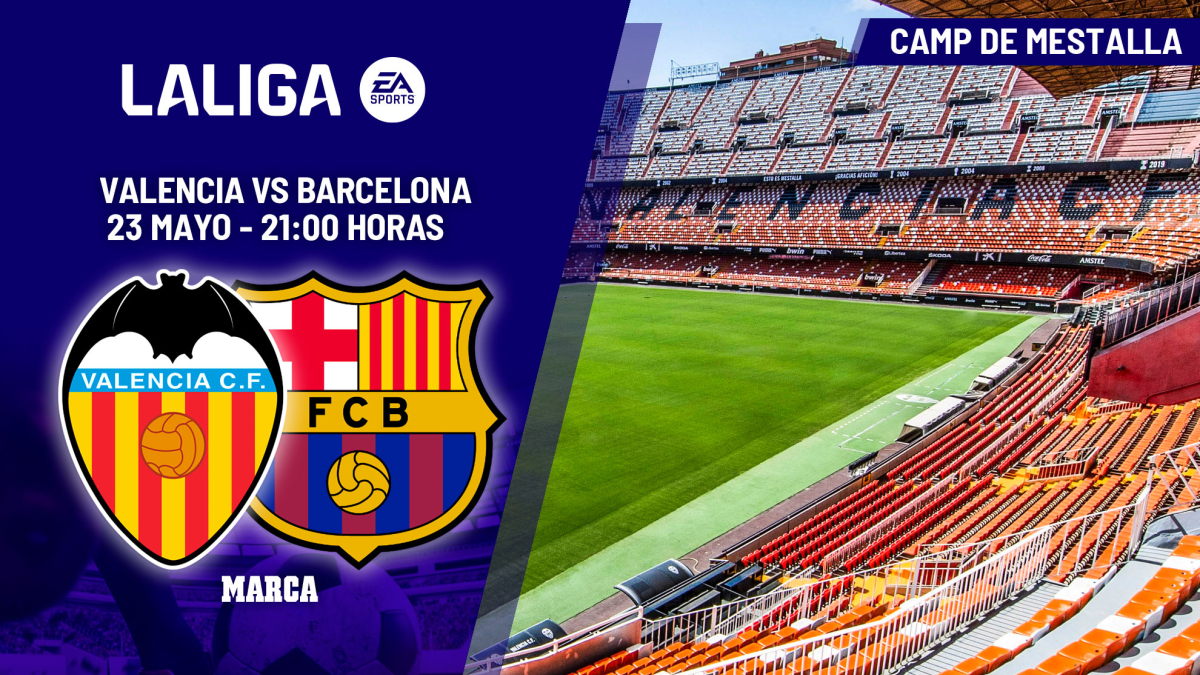Valencia vs Barcelona: Cruzan los dedos