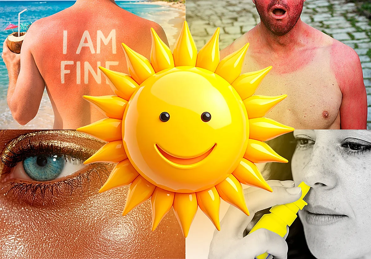 Cuando el sol nos funde la cabeza