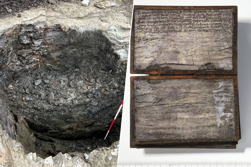 Aprovechar el WC para escribir un mensaje no es nuevo: acabamos de descubrir un cuaderno medieval intacto en una letrina