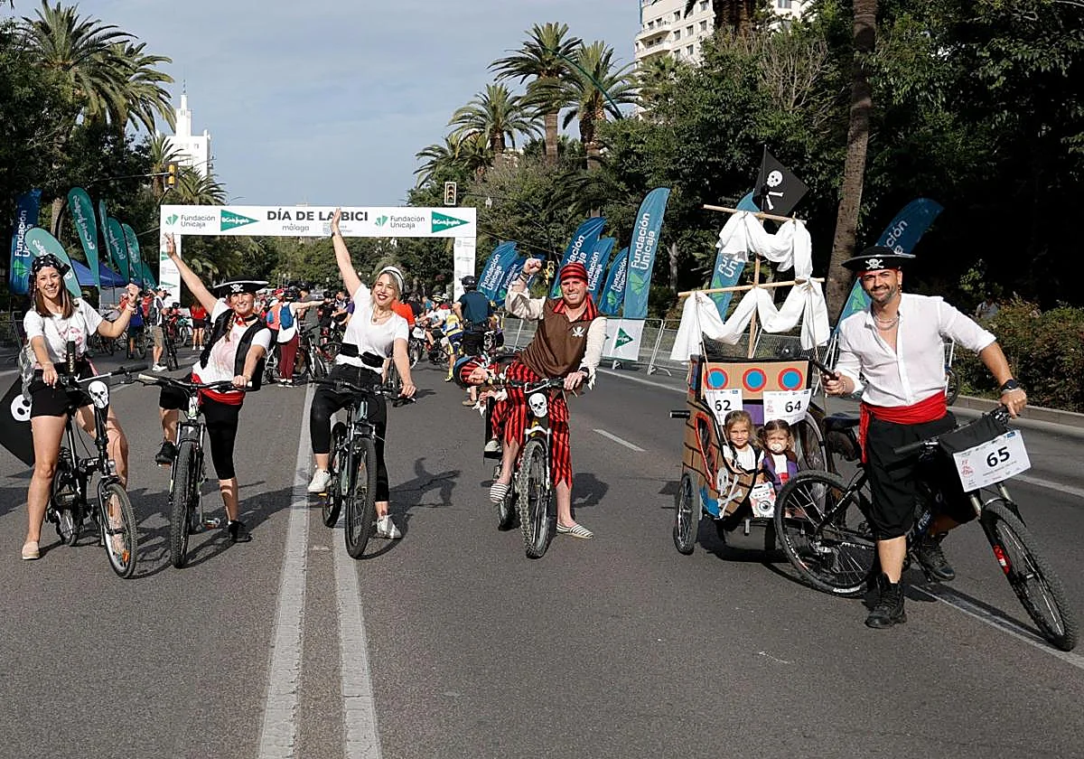 Málaga celebra la fiesta de la bici para fomentar un medio de transporte «limpio y saludable»