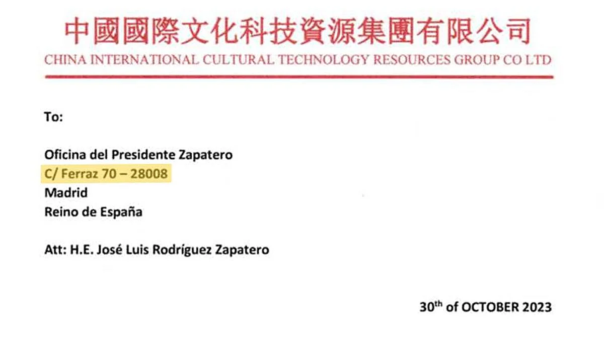 El Partido Comunista Chino se dirigió a la sede del PSOE para contactar con Zapatero a fin de comprar petróleo venezolano