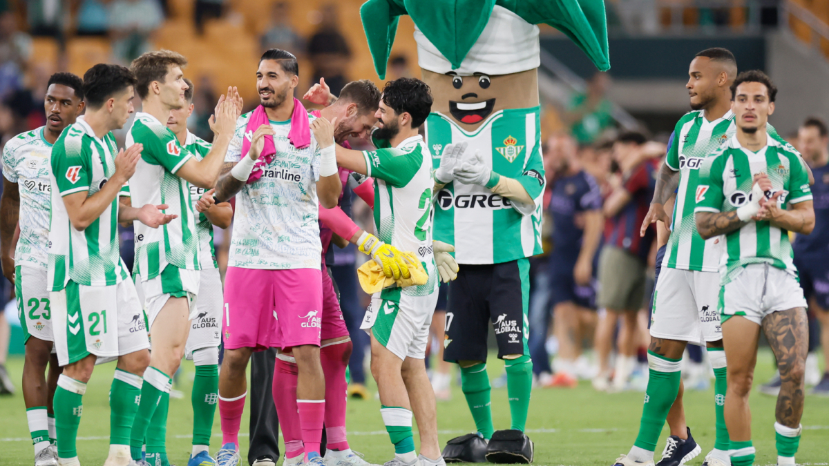 Sólo Barcelona y Real Madrid han perdido menos partidos que el Betis esta temporada en LaLiga
