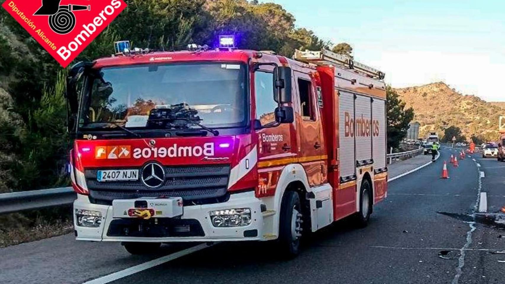 Muere un hombre en un accidente de tráfico tras salirse de la carretera en Polop
