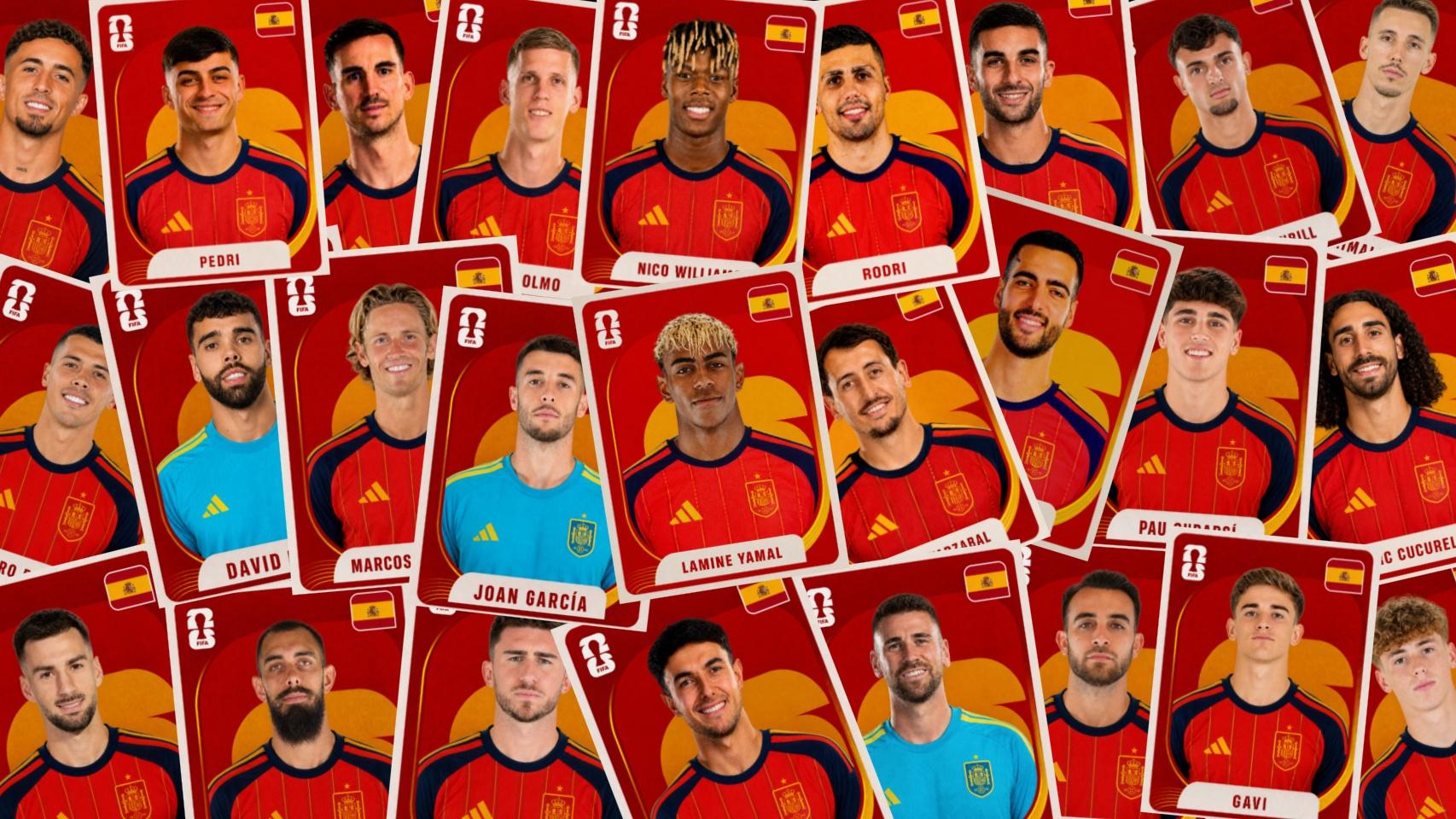 Los cromos de España para el Mundial: así llegan los 26 de Luis de la Fuente para buscar la segunda estrella