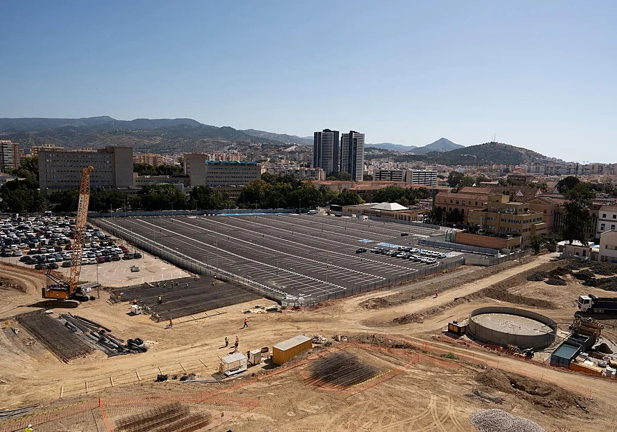 El Civil cierra mañana día 27 el aparcamiento por el avance de las obras del futuro hospital