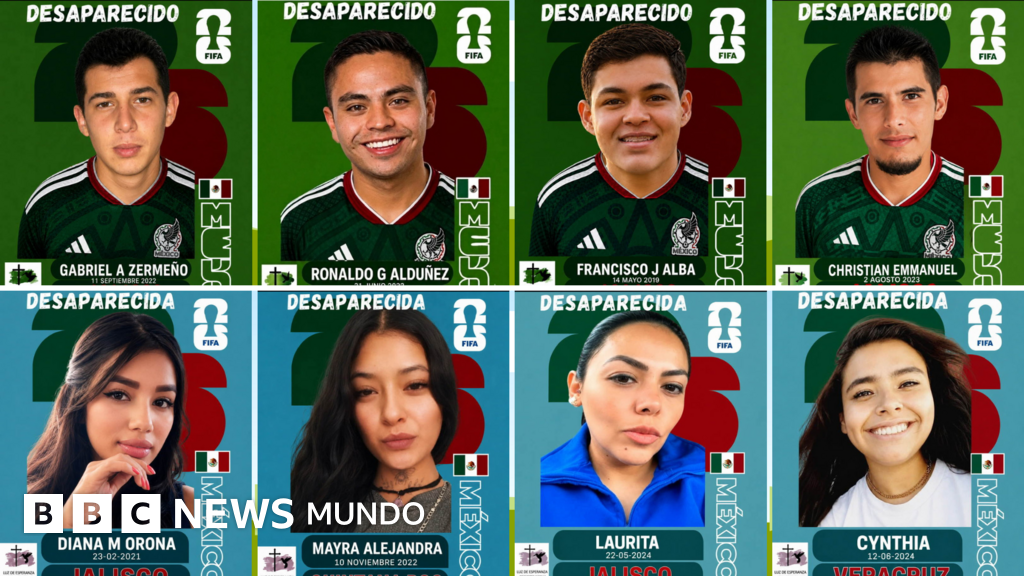 "El balón vuelve a la cancha, ¿y nuestros desaparecidos?": el "álbum mundialista" de víctimas buscadas por sus familiares en México