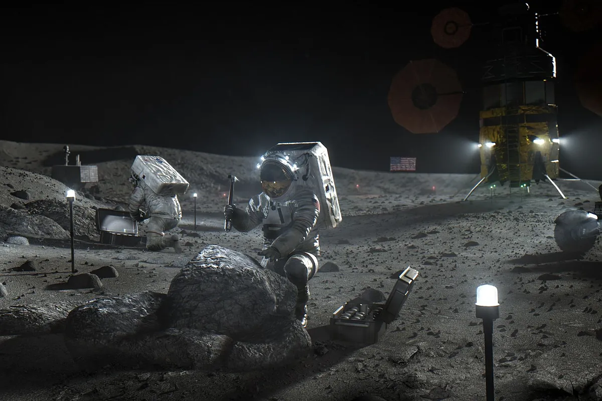 La NASA y Blue Origin (Jeff Bezos) iniciarán este año la construcción de una base en la Luna