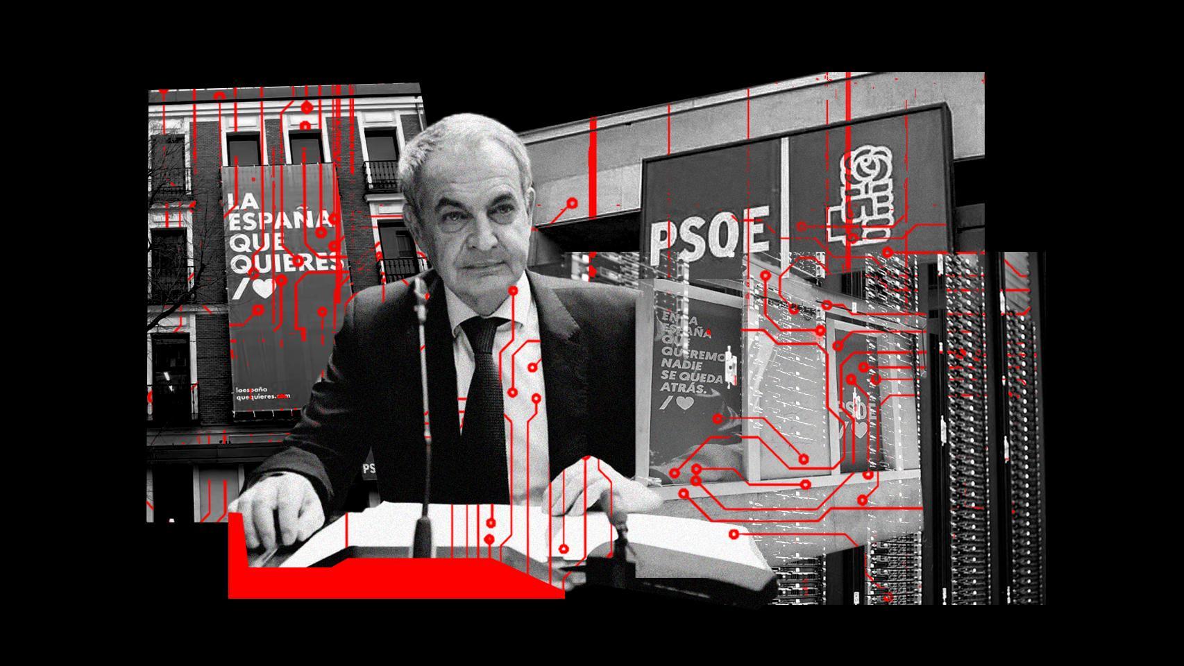 La UDEF detectó que Zapatero tiene dos ordenadores conectados a la red del PSOE en la que comparten archivos