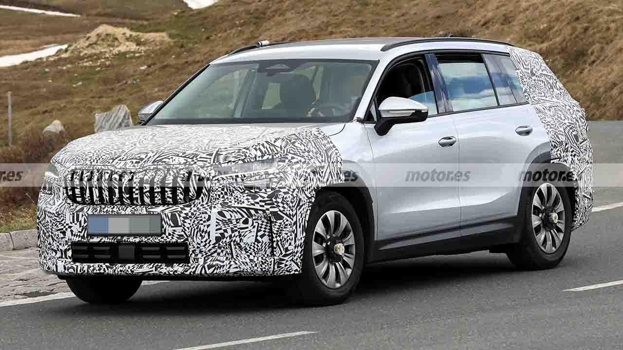 Skoda ya prueba el nuevo Kodiaq 2027 y prepara una versión RS electrificada para subir la presión entre los SUV familiares