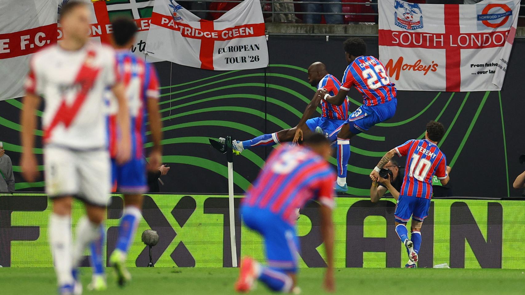 El Rayo se despierta del sueño y cae en la final de la Conference League ante un Crystal Palace más efectivo