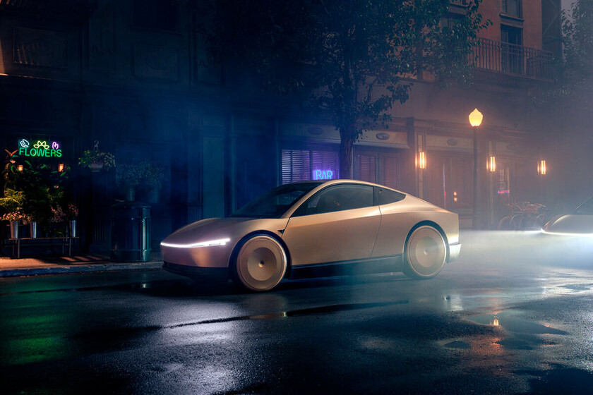 Ni Robotaxi ni Cybercab. Elon Musk está pasándolo mal para bautizar su taxi autónomo, y ahora es culpa del agua con gas francesa