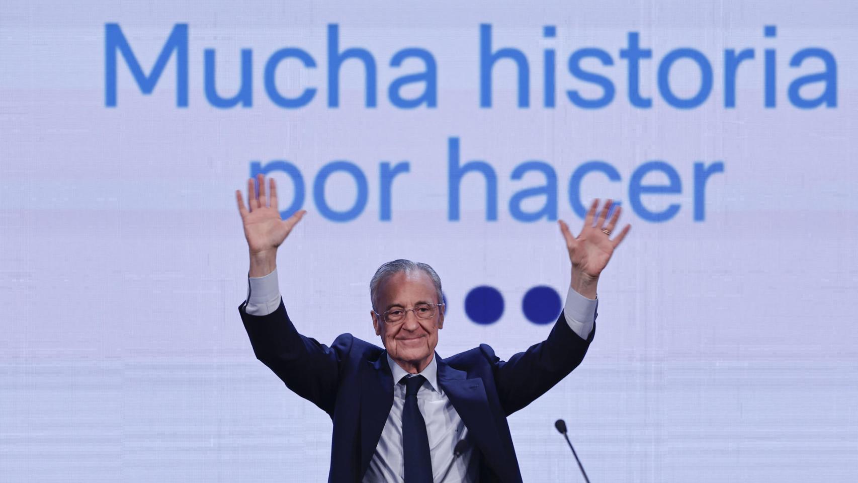 Del proyecto tecnológico al económico con el deportivo "en el centro de todo": los pilares del programa de Florentino Pérez