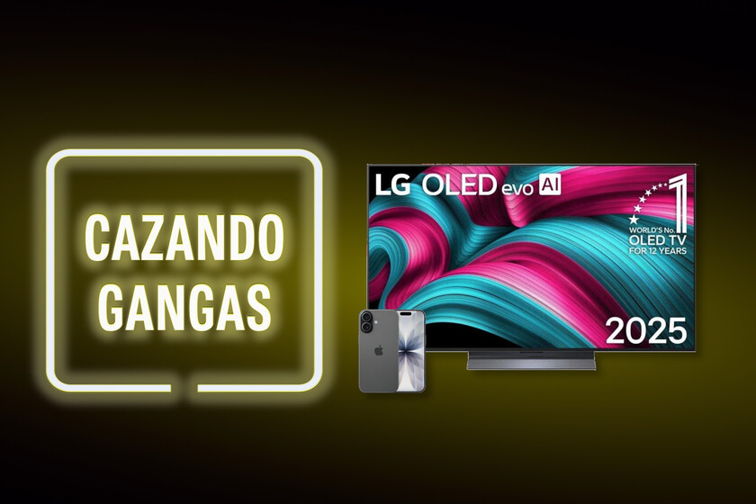La LG OLED C5 mucho más barata, packs de localizadores para iOS y Android, el iPhone 17 a precio mínimo y más. Cazando Gangas