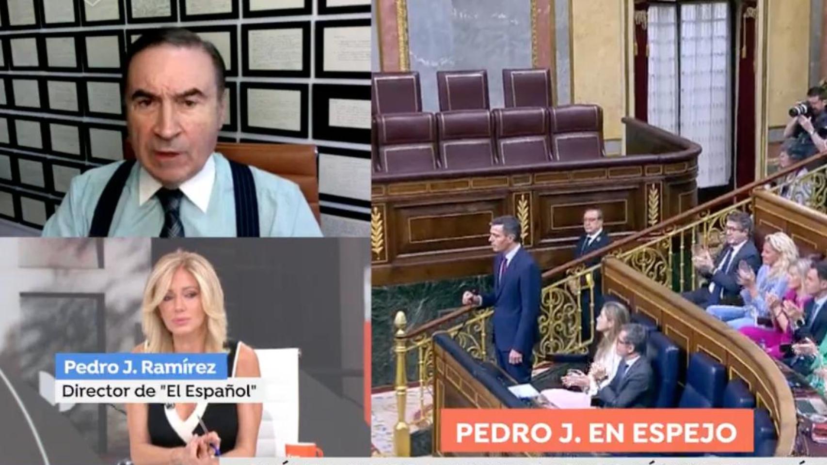 Pedro J. en 'Espejo Público': "Si Sánchez no dimite, que termine la legislatura. Dentro de 10 meses sabremos más sobre él"