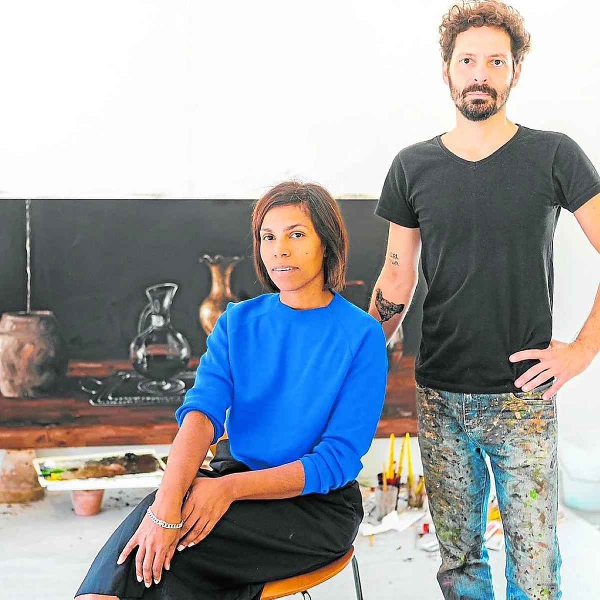 Exhibitions in the stables and artists indoors: a Marbella home reinvents itself as an art space