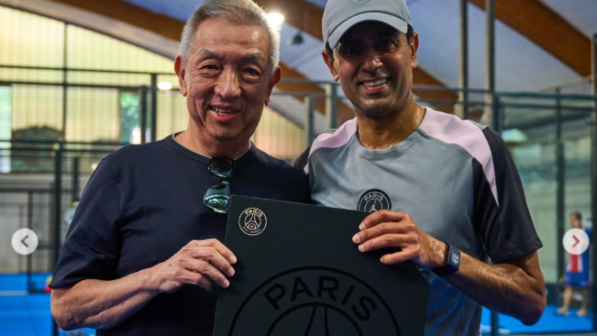 Peter Lim reaparece en Budapest junto a Nasser Al-Khelaifi en un evento de pádel