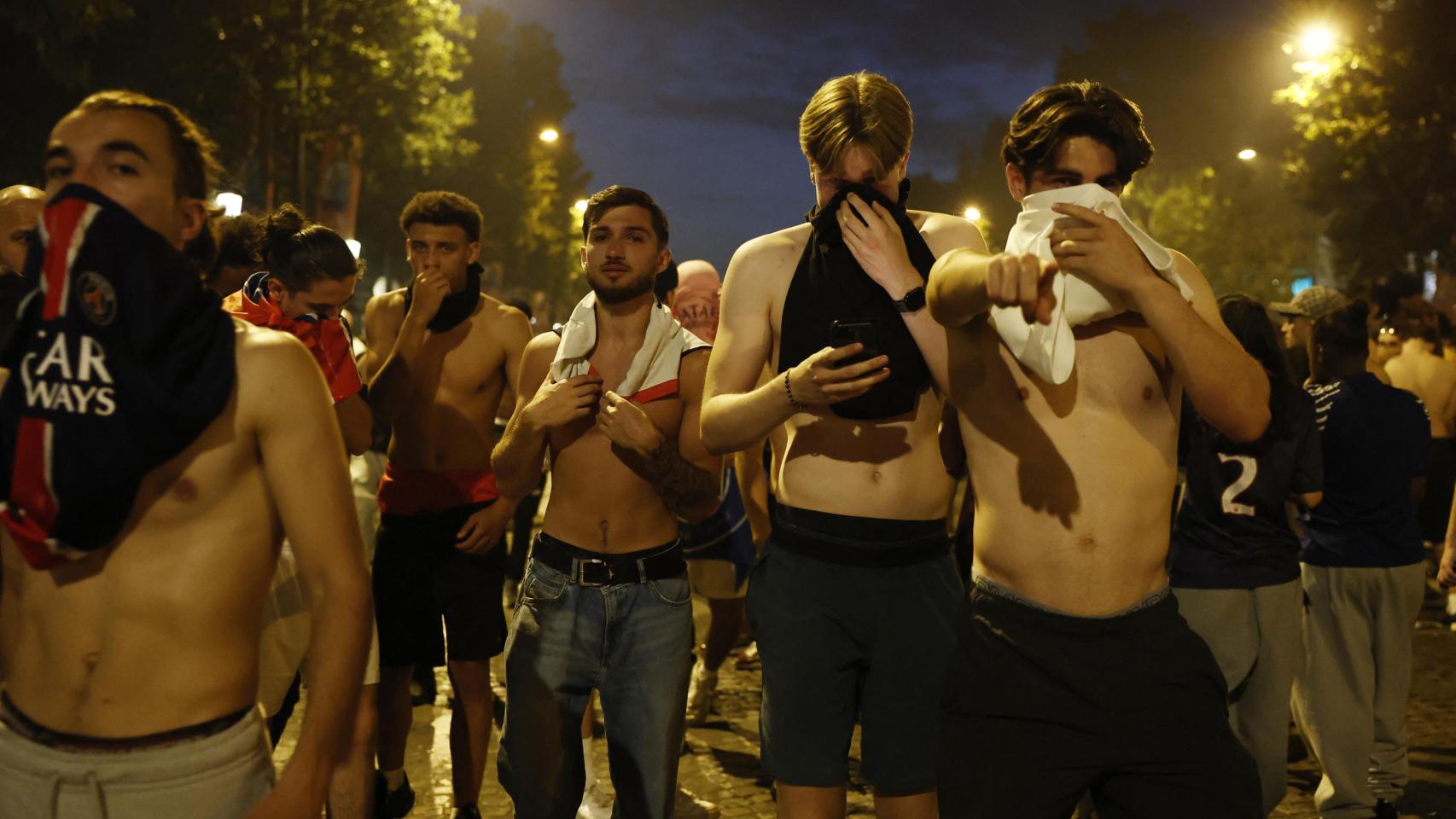París, zona catastrófica: 890 detenidos, un 45% más que en 2025, y 178 policías heridos tras la segunda Champions del PSG